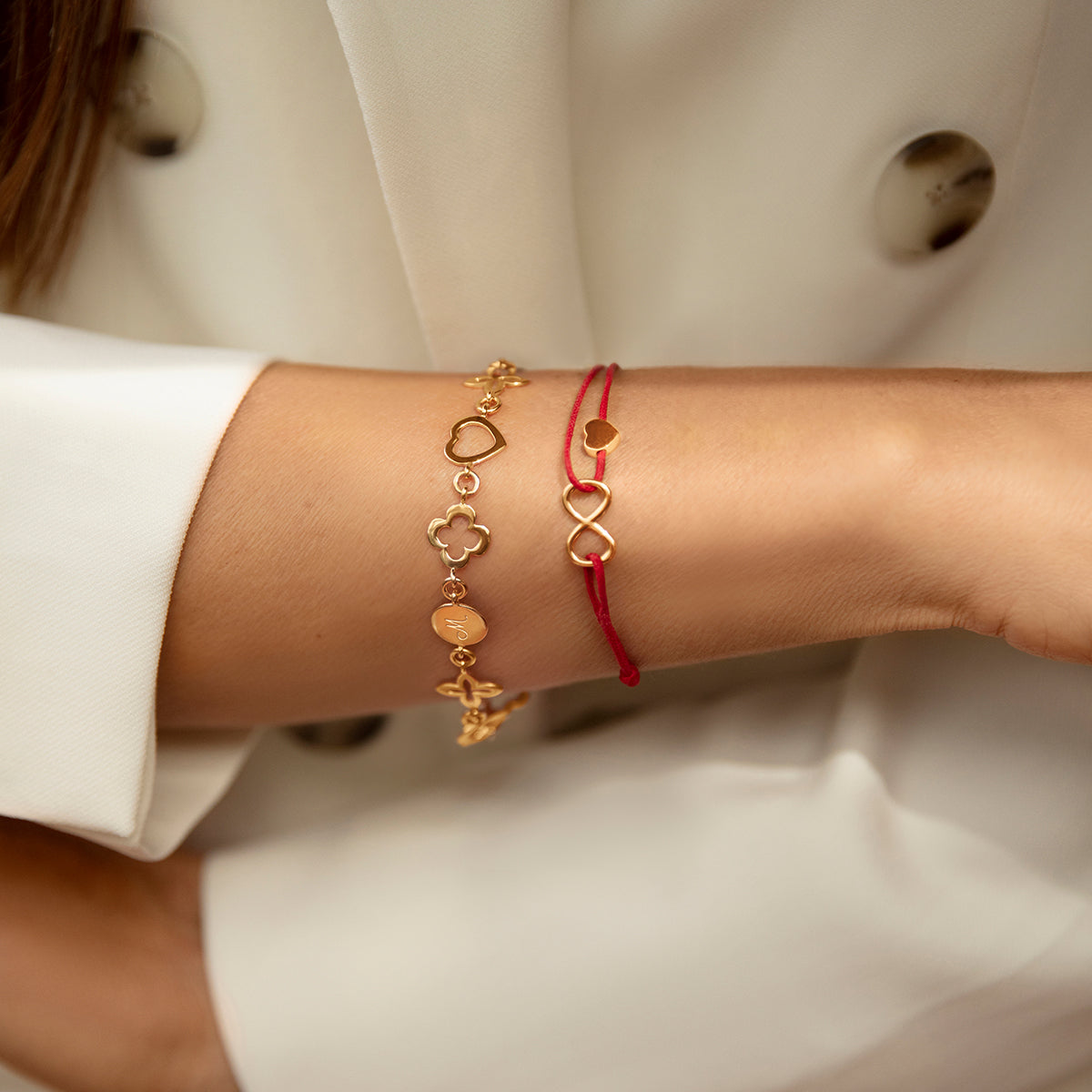Les Trésors de Lilou Armband vergoldet - Produktbild Lilou