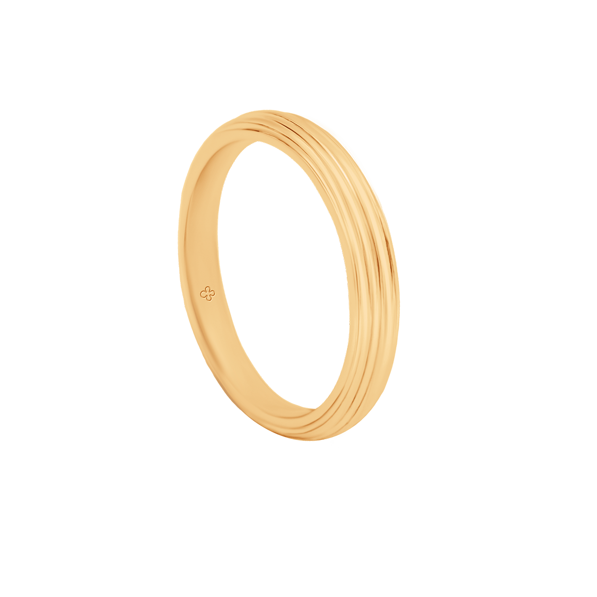 Ring Ethno No.2 vergoldet - Vorderansicht
