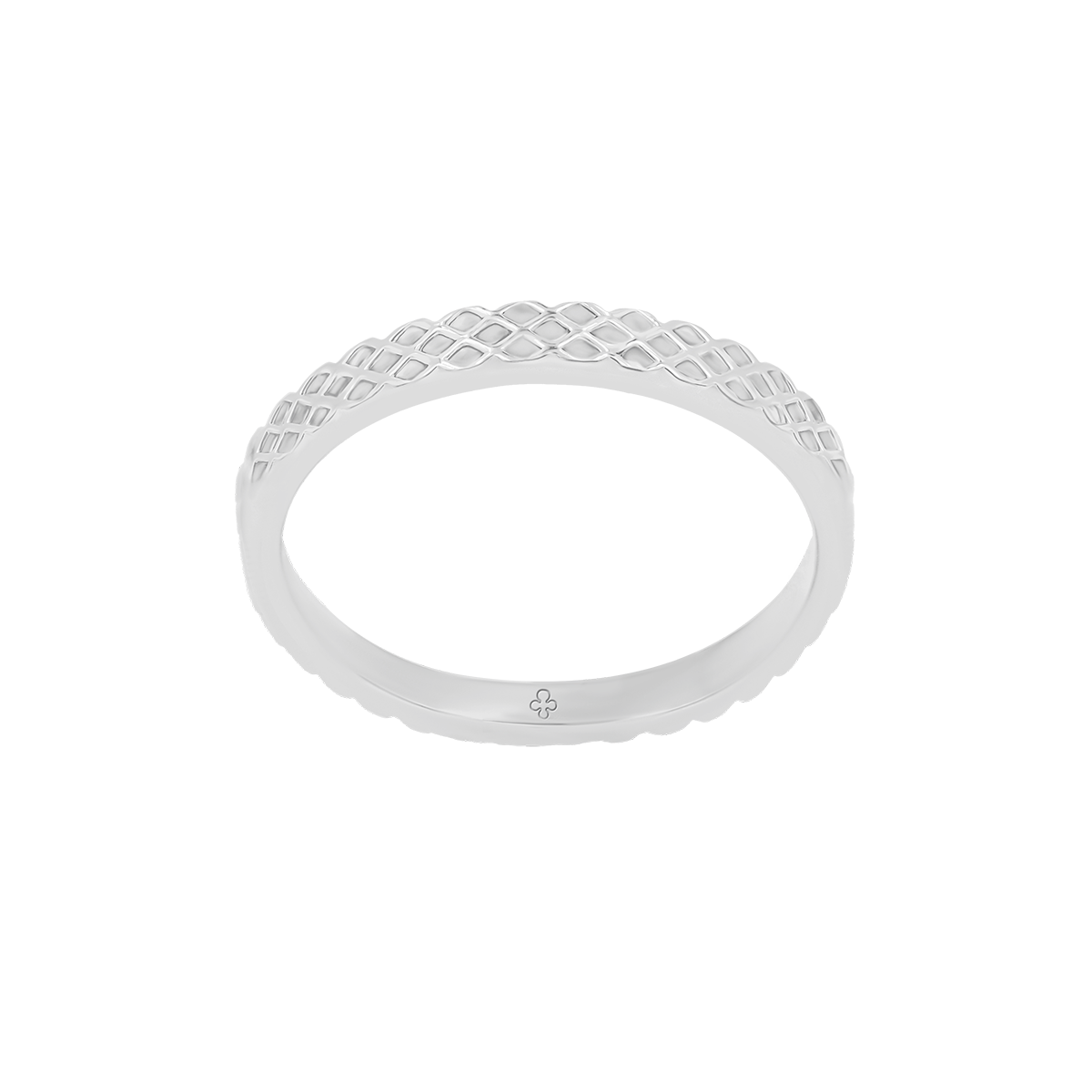 Ring Ethno No.4 versilbert - Weitere Detailansicht