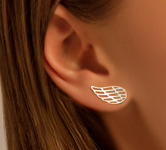 Ohrstecker Flügel silber - Produktbild Lilou