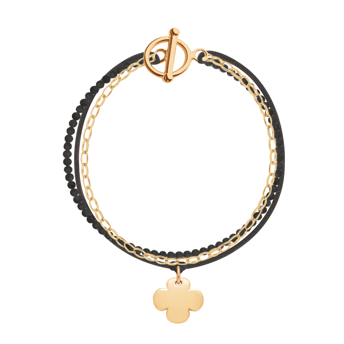 Armband Berry vergoldet - Vorderansicht