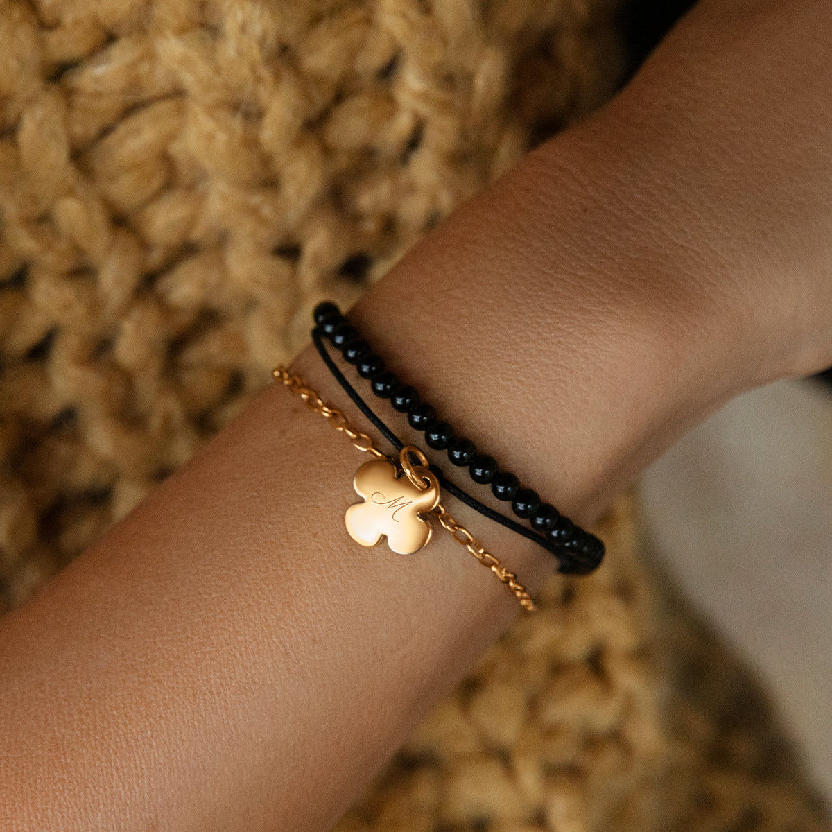 Armband Berry vergoldet - Detailansicht