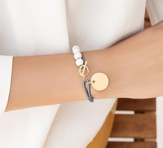 Armband Madeleine vergoldet - Detailansicht