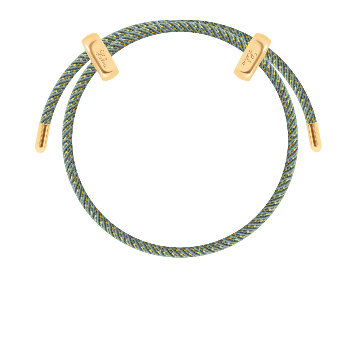Armband Liana mit goldenem Faden