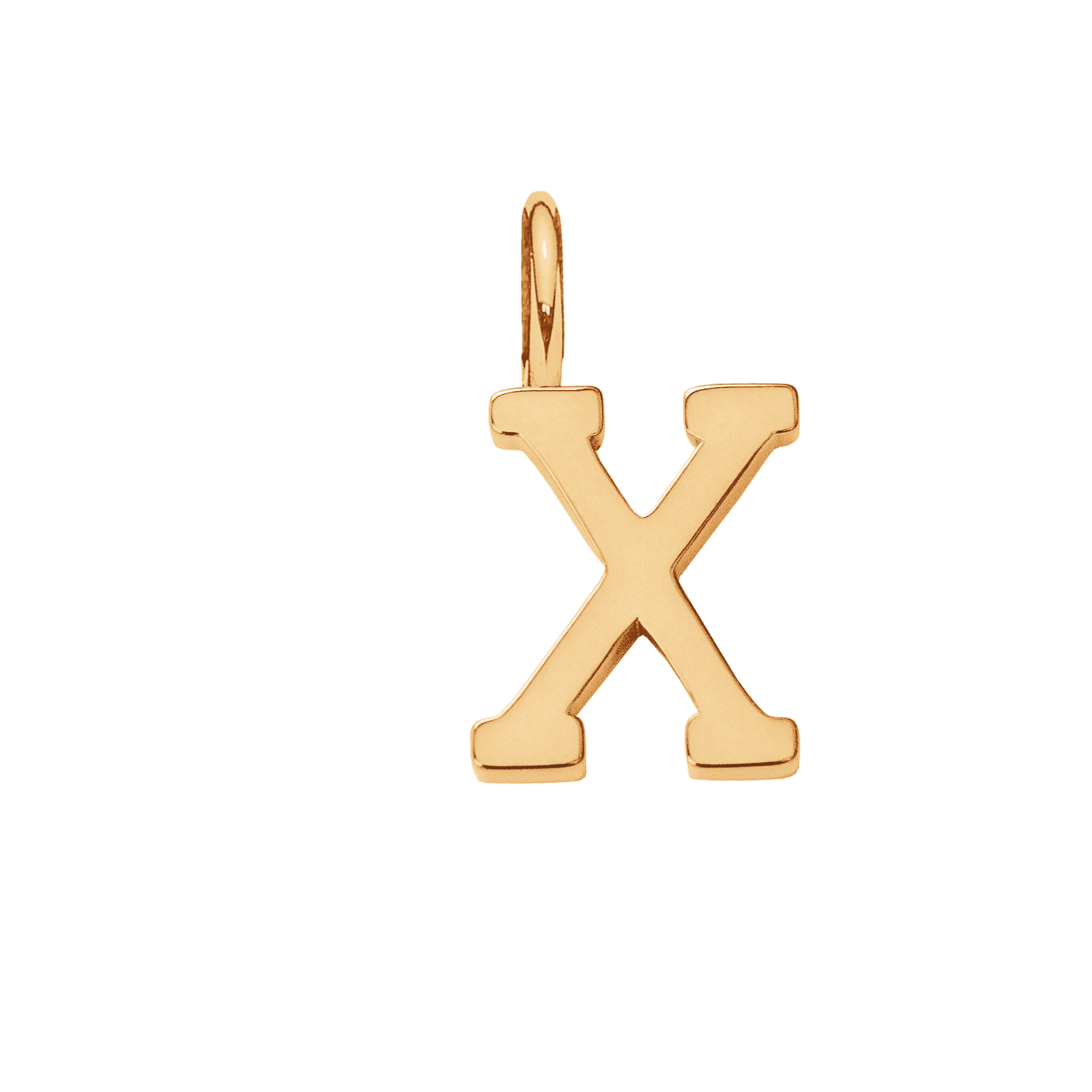 Buchstabe X - Vorderansicht