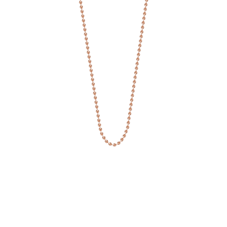 Anhänger mit rosévergoldeten Kugeln