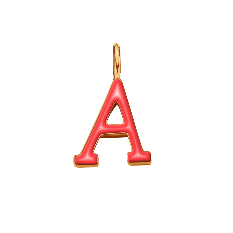 Emaillierte Buchstabe A