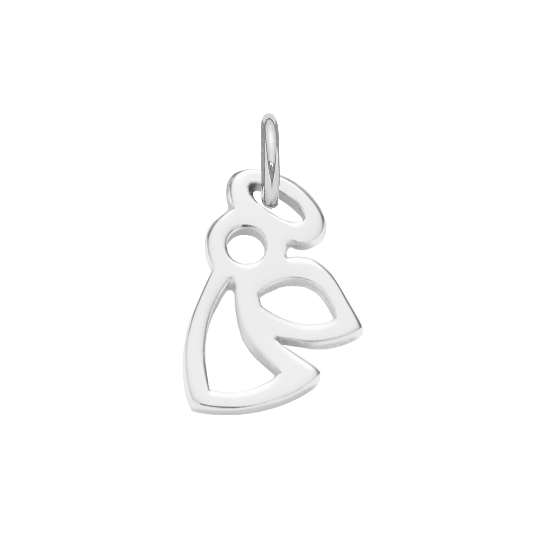 Engel durchbrochen 1,7 cm silber - Anhänger Engel durchbrochen 1,7 cm groß, aus 925er Sterlingsilber. - Vorderansicht