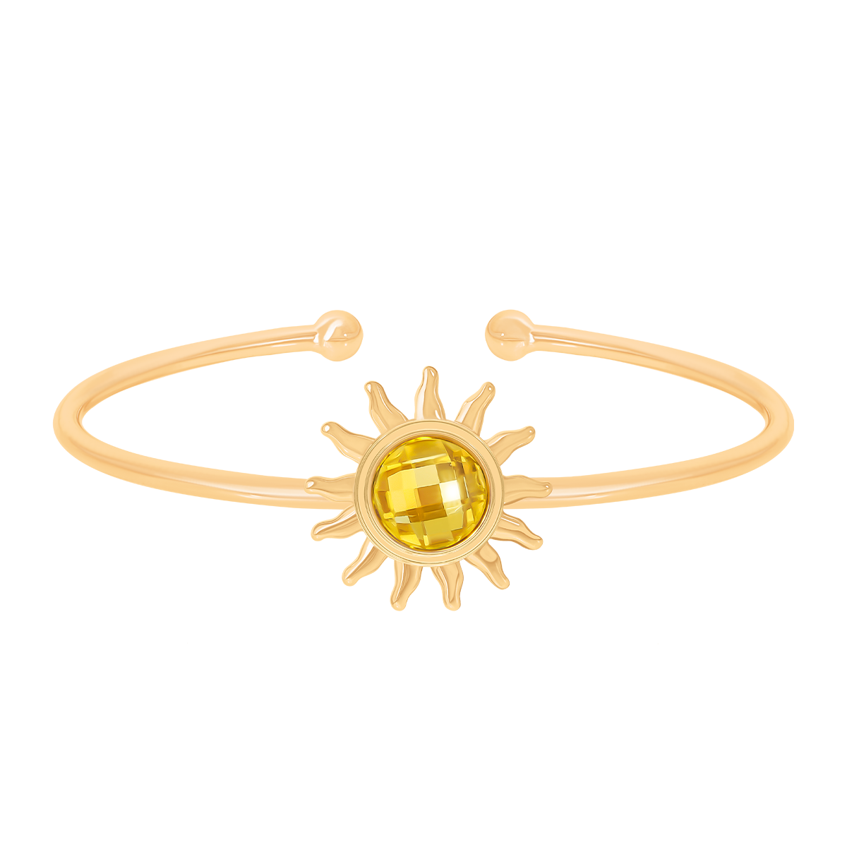Armreif Soleil vergoldet - Vorderansicht