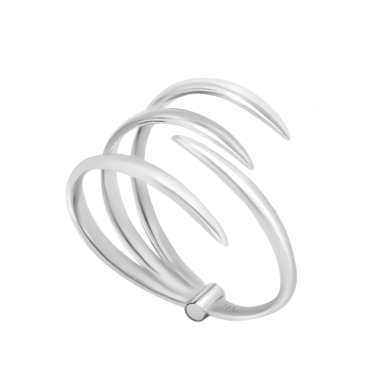 Armband „Claw“, versilbert