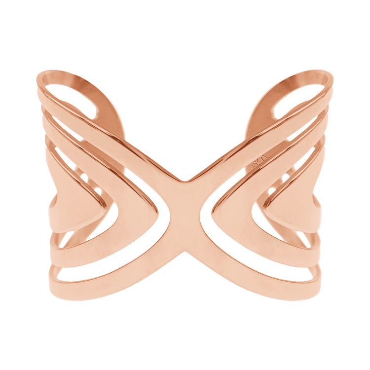 Armband mit vergoldeter Pfote auf rotem Band