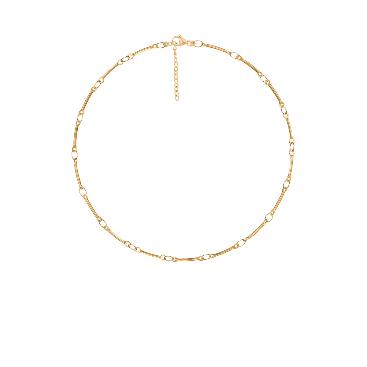 Armband Bamboo vergoldet - Vorderansicht