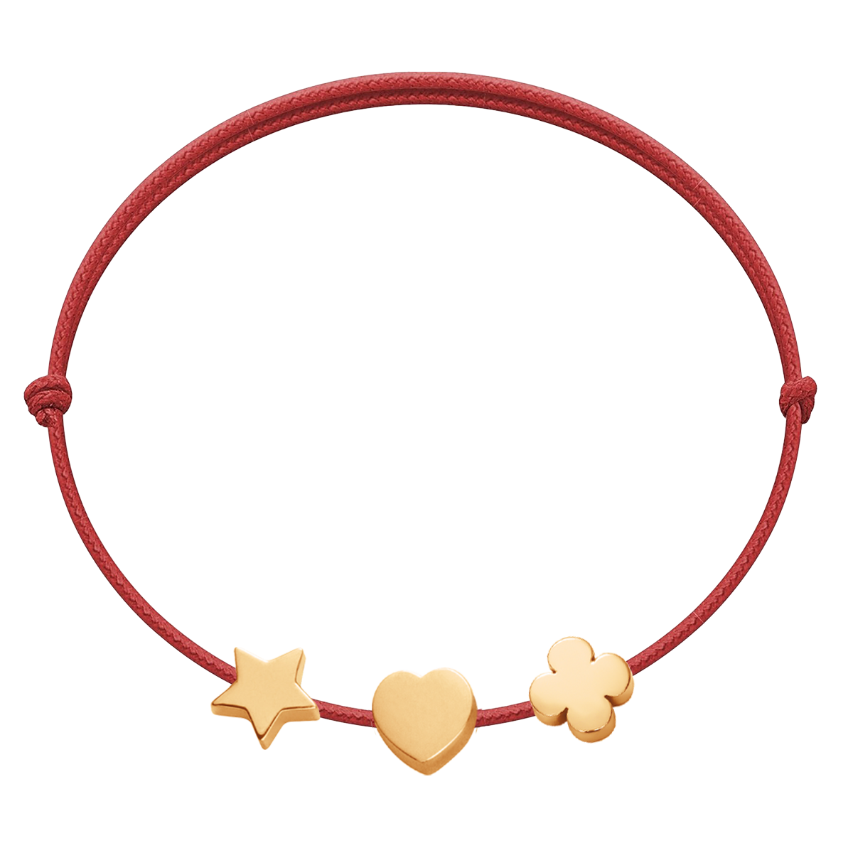 Armband Fliza vergoldet - Vorderansicht