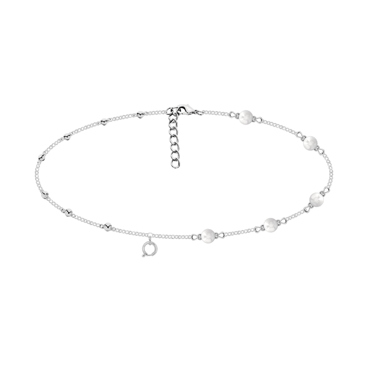 Choker, silberfarben, Variante 2
