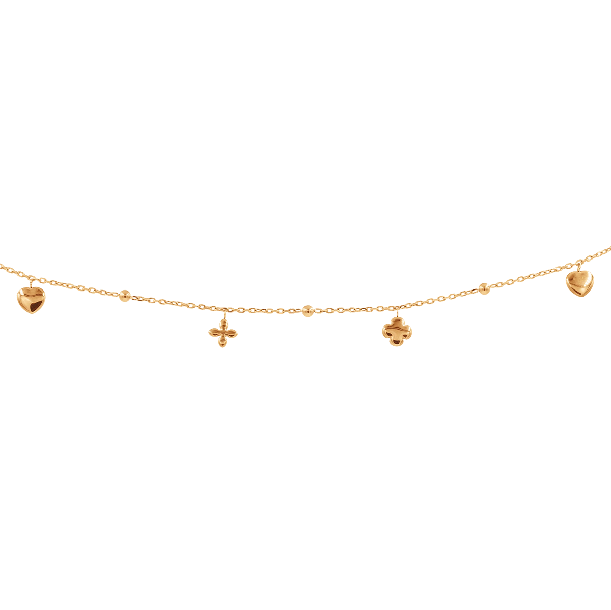 Choker Etincelle vergoldet - Weitere Detailansicht