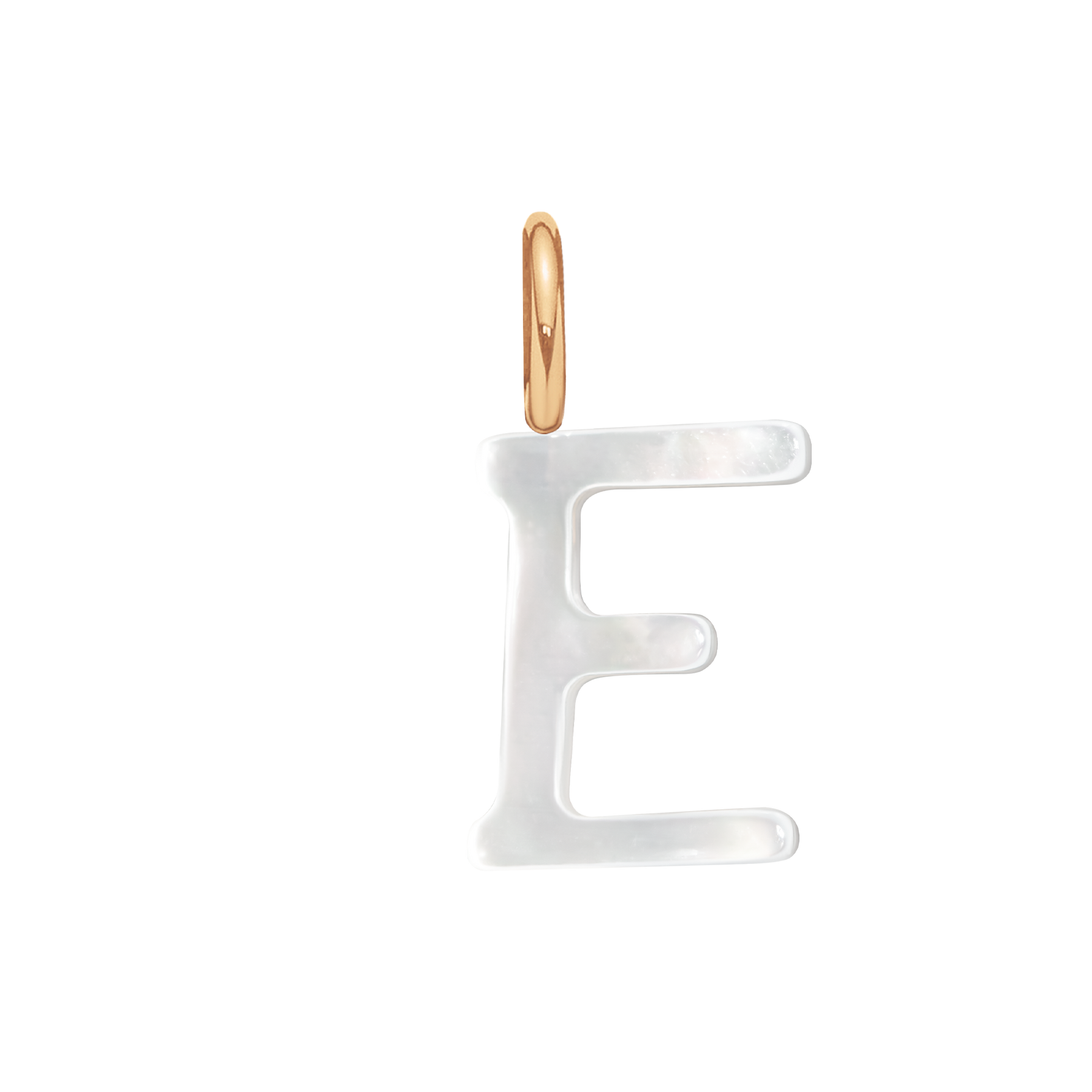 Buchstabe E aus Perlmutt