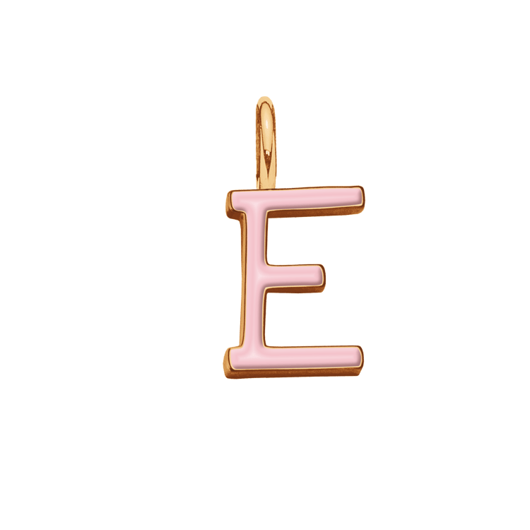 Emaillierte Buchstabe E