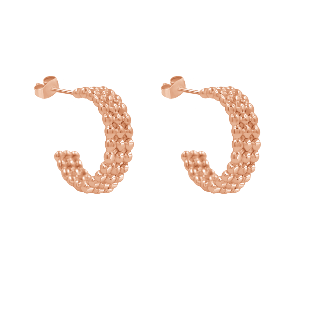 kleinster Ethno-Ohrring versilbert