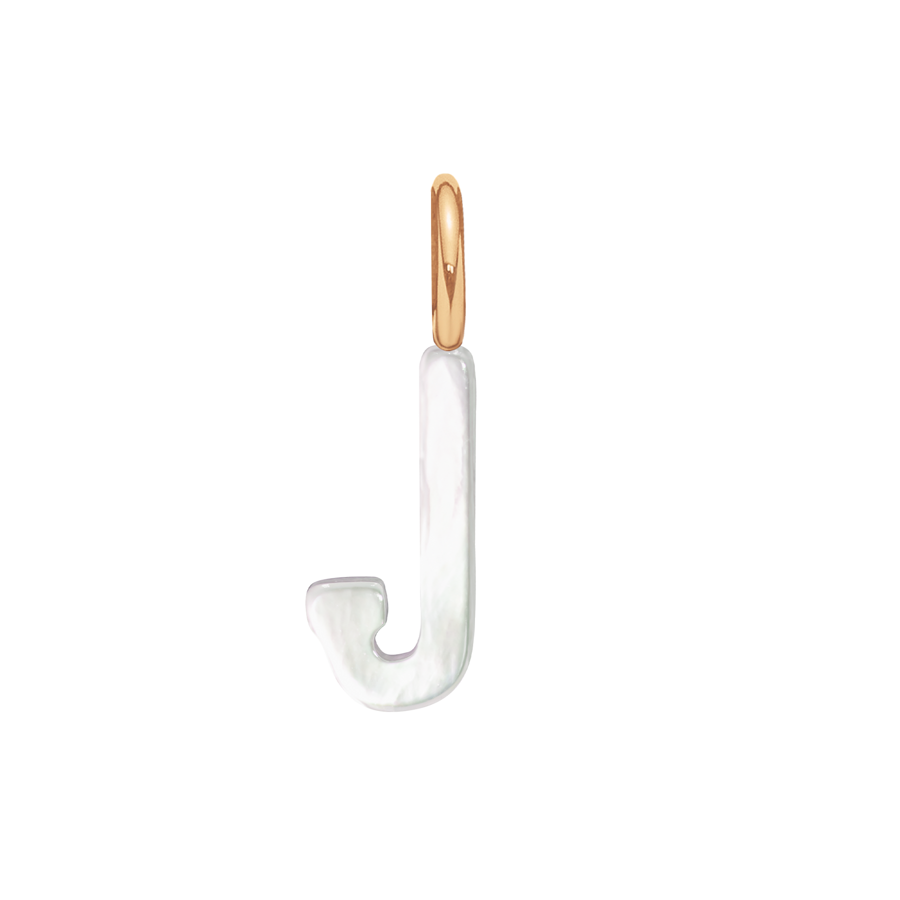 Buchstabe J aus Perlmutt