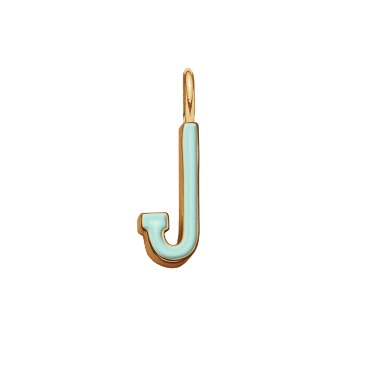 Emaillierte Buchstabe J