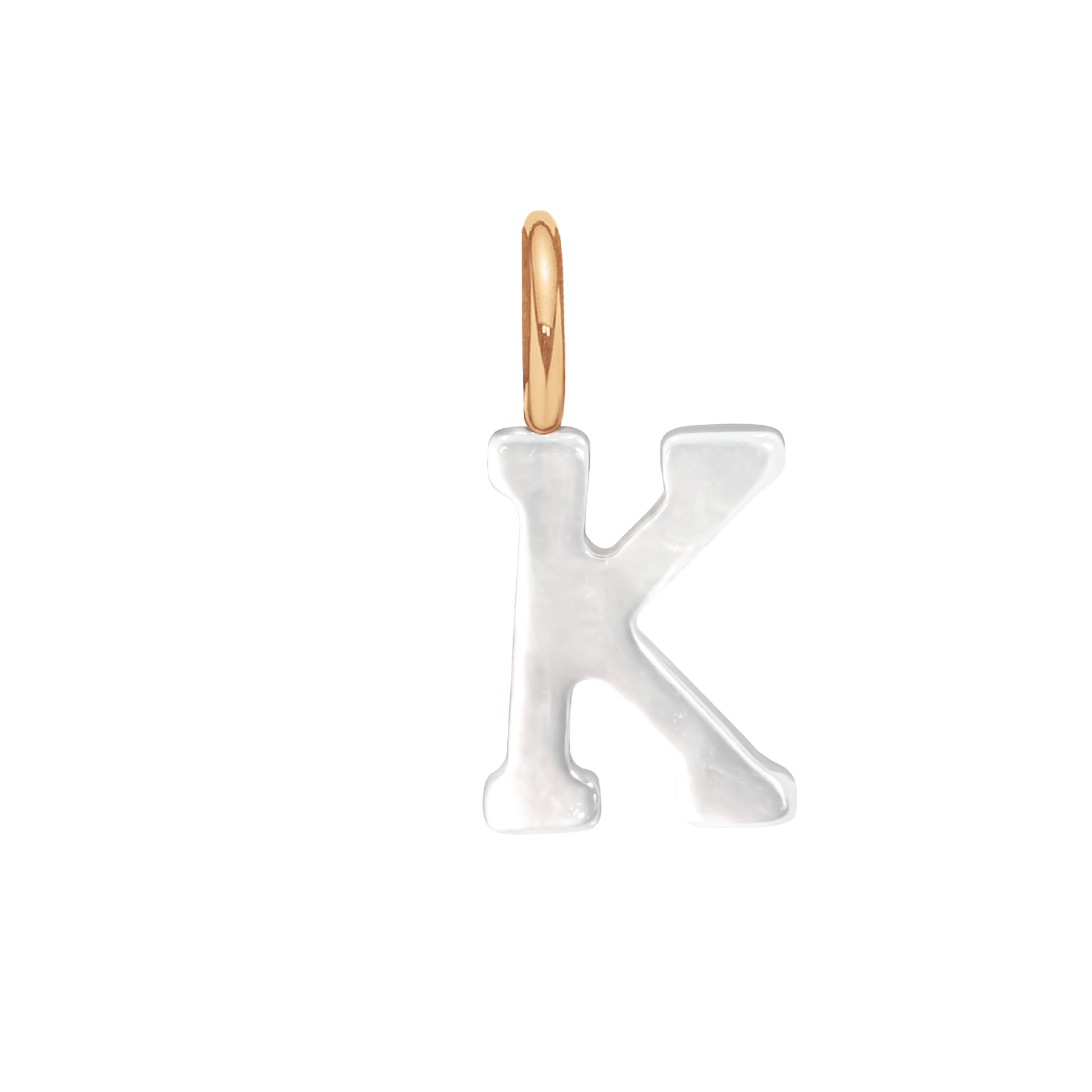 Buchstabe K aus Perlmutt