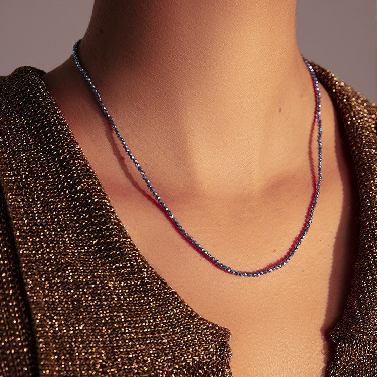 Halskette aus Terahertz Steinen