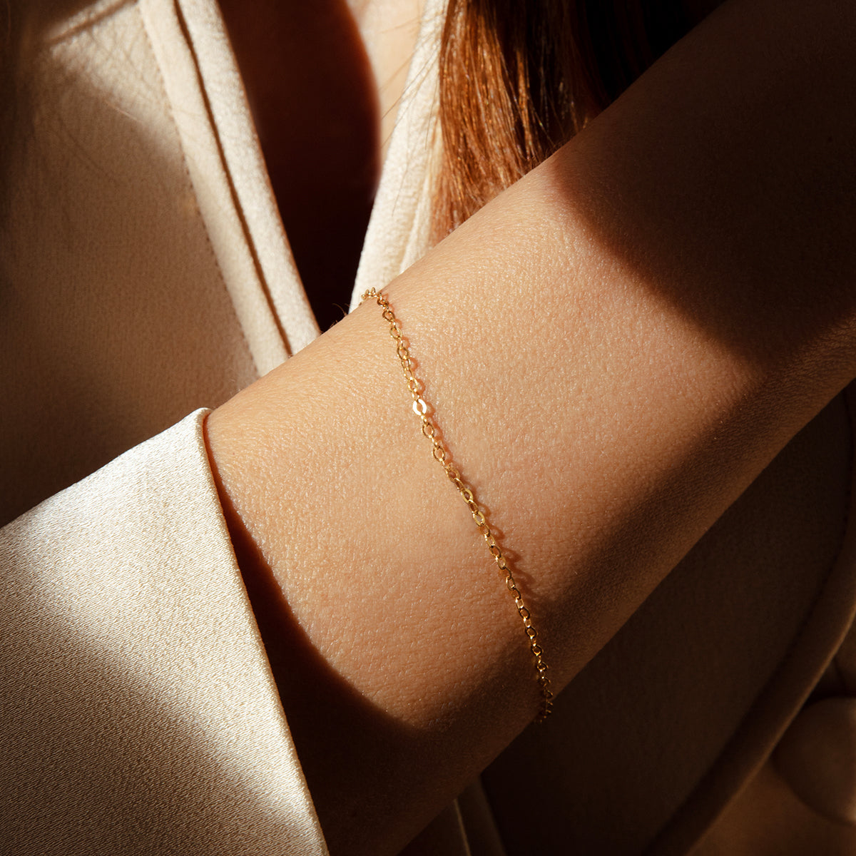 Armband Forzatina in 585 Gelbgold - Detailansicht