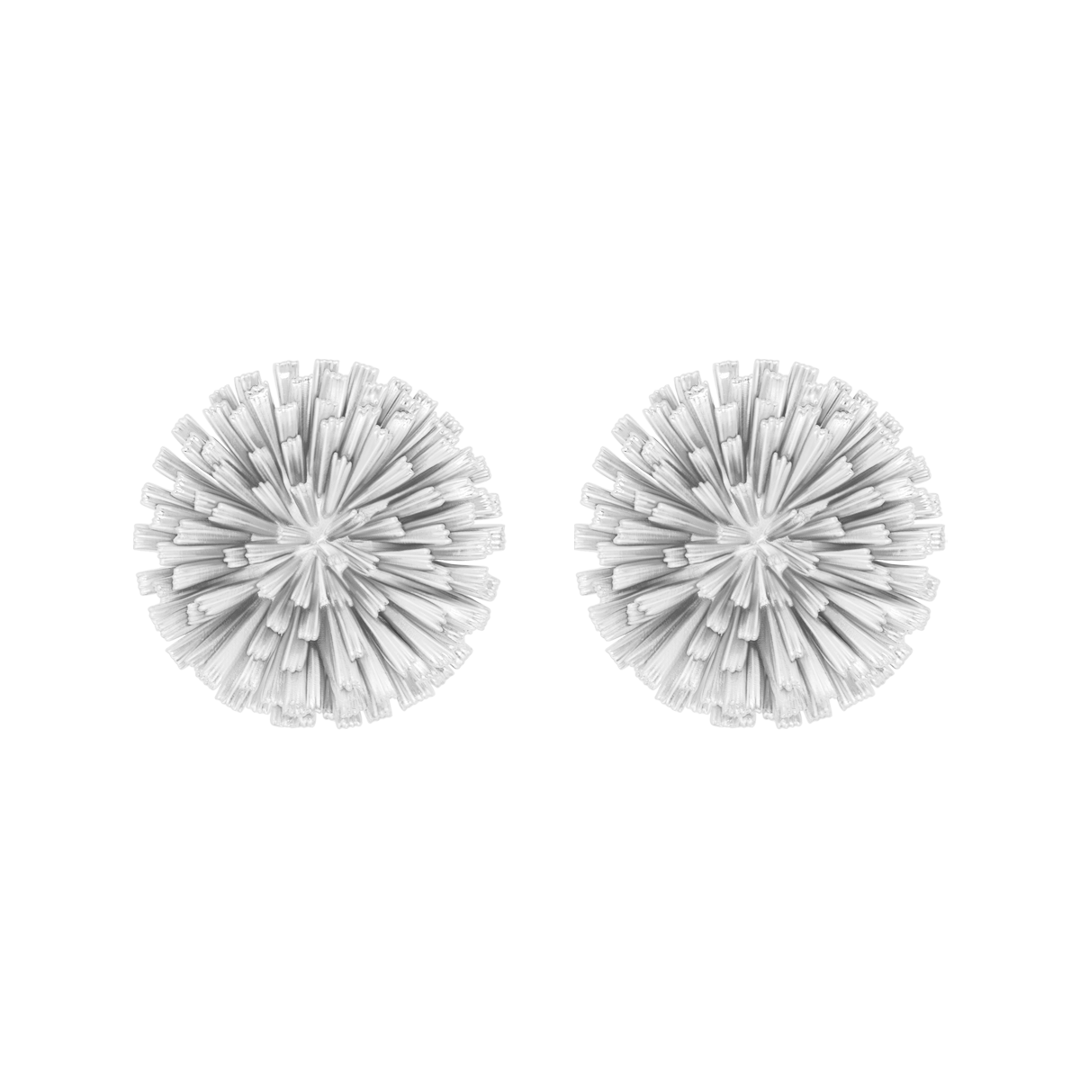 Bloom Ohrstecker 1,6 cm, versilbert