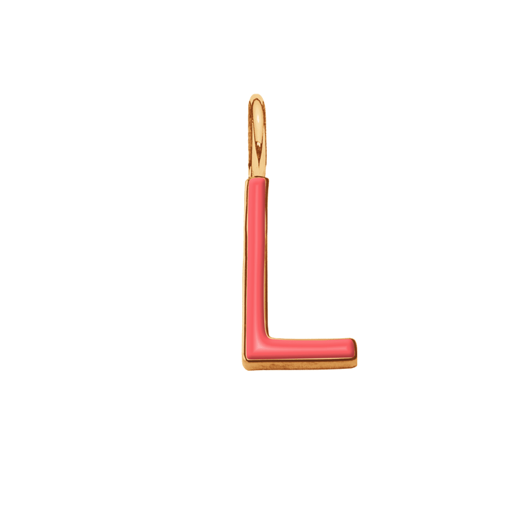 Emaillierte Buchstabe L