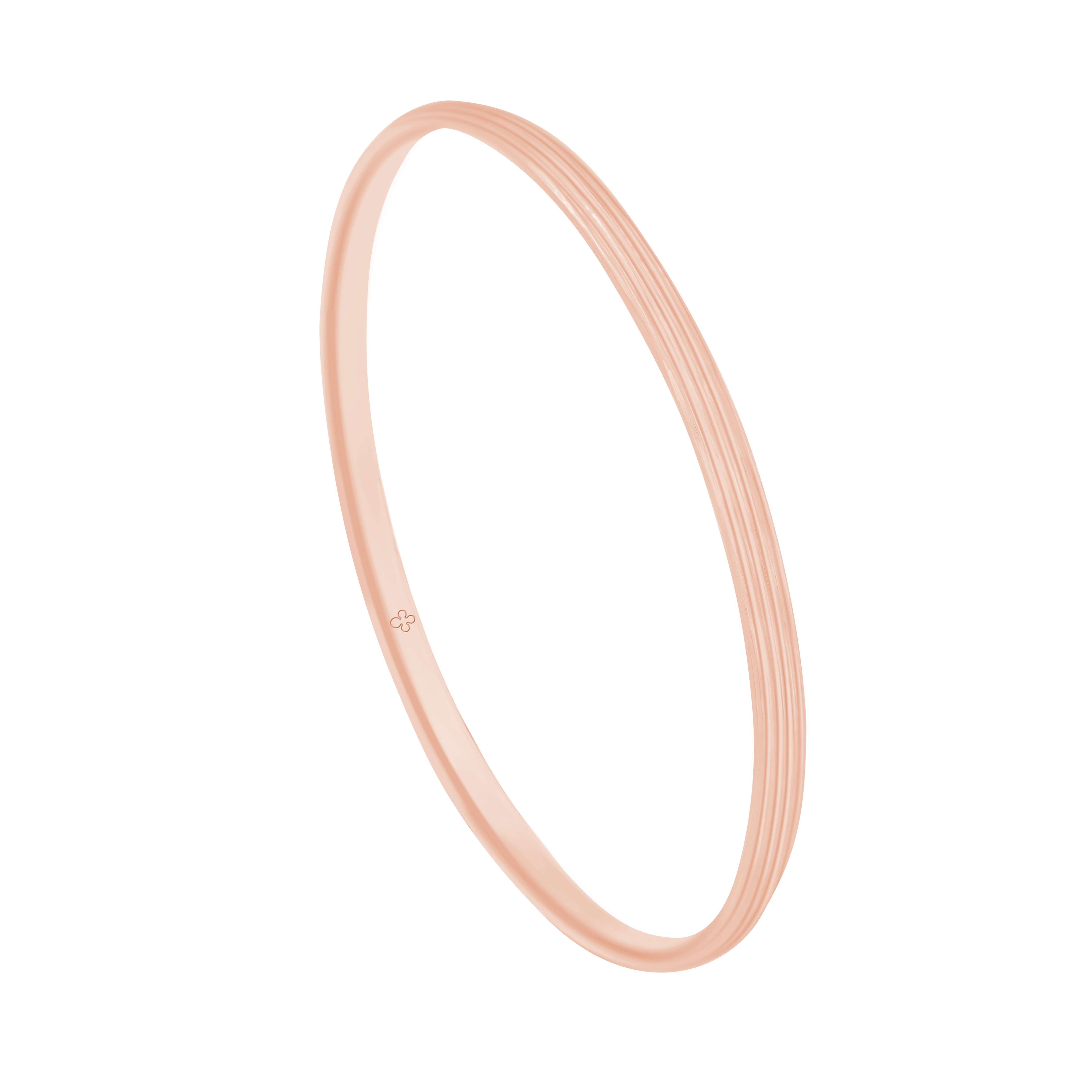 Rosévergoldeter Ethno-Armreif No. 2 – zweite Ansicht