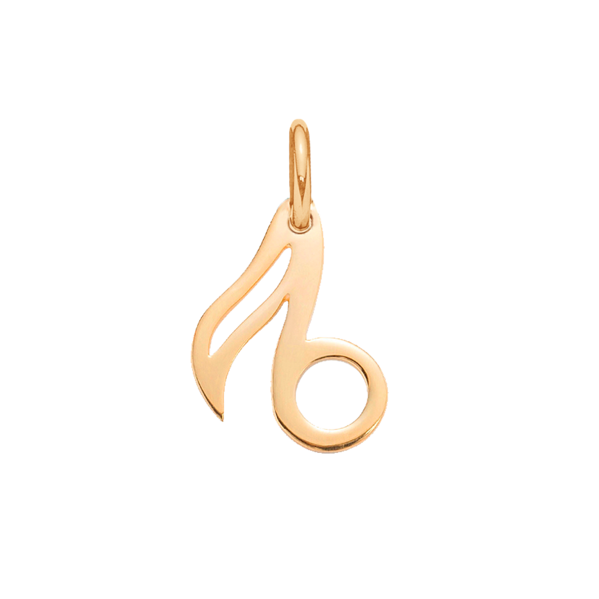 Achtelnote offen gearbeitet 1,5 cm 585er Gelbgold - Vorderansicht