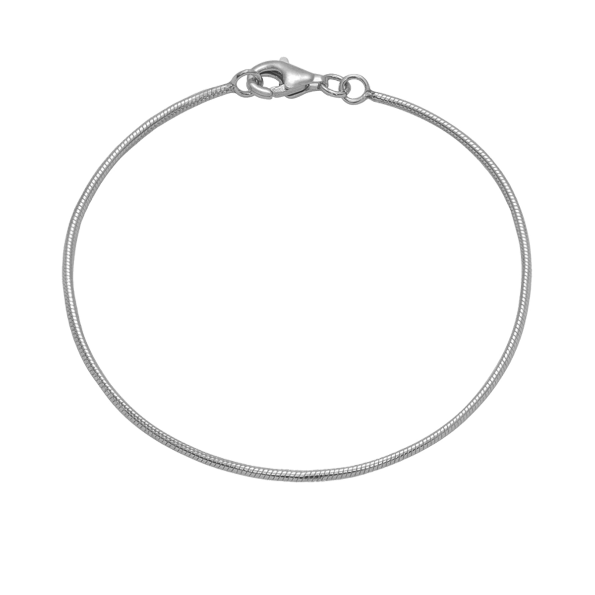Silbernes Armband im Schlangen-Design, dünn