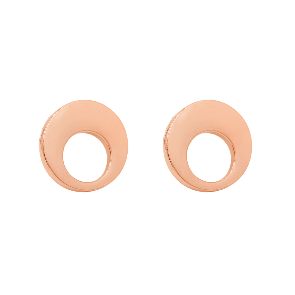 Lune Ohrstecker - Trägeransicht