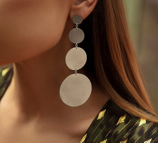 lilou ohrringe silber lune 4E matt 1