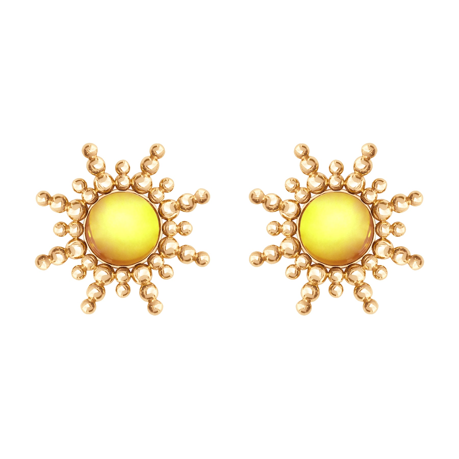 Ohrringe Sun mit Quarz