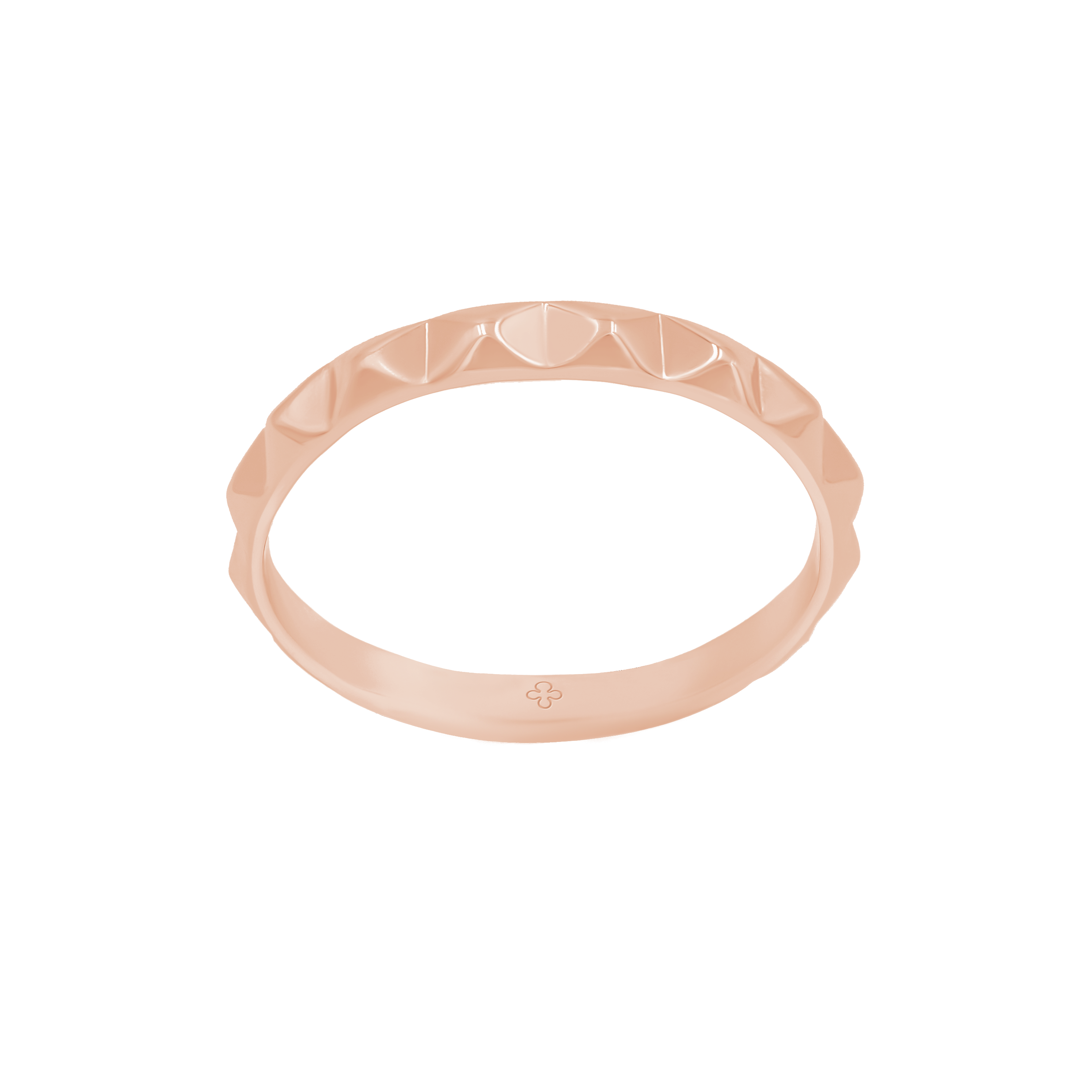 rosévergoldeter Ring Ethno No. 3