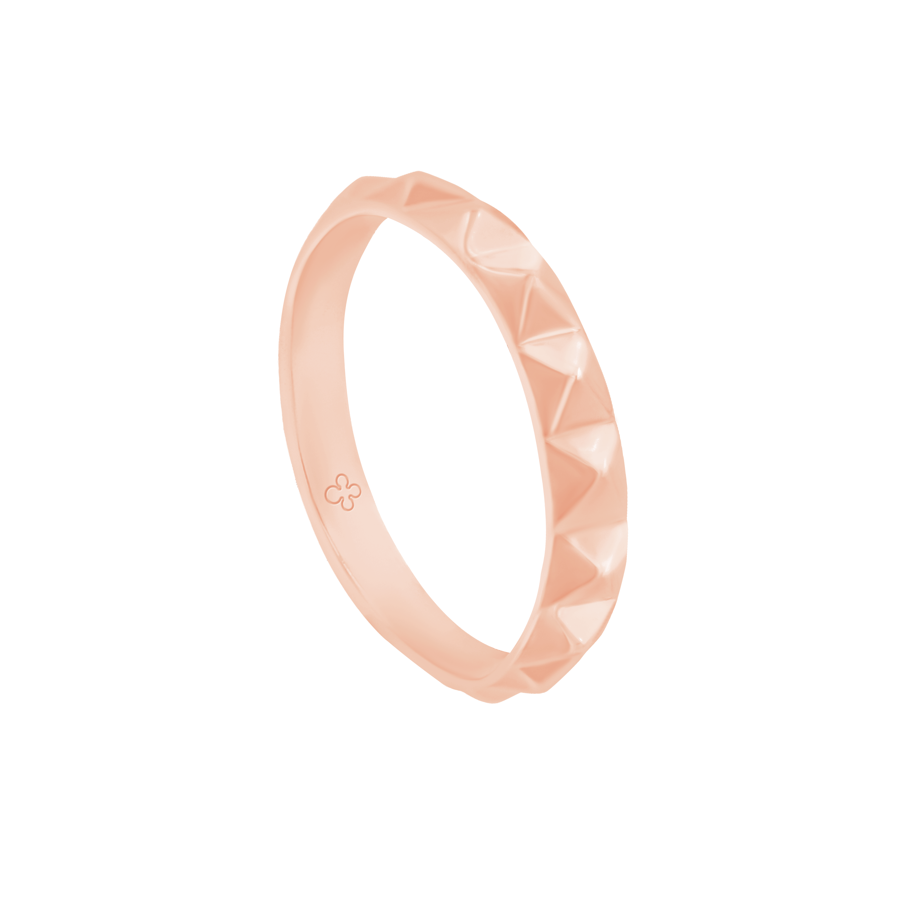 rosévergoldeter Ring Ethno No. 3