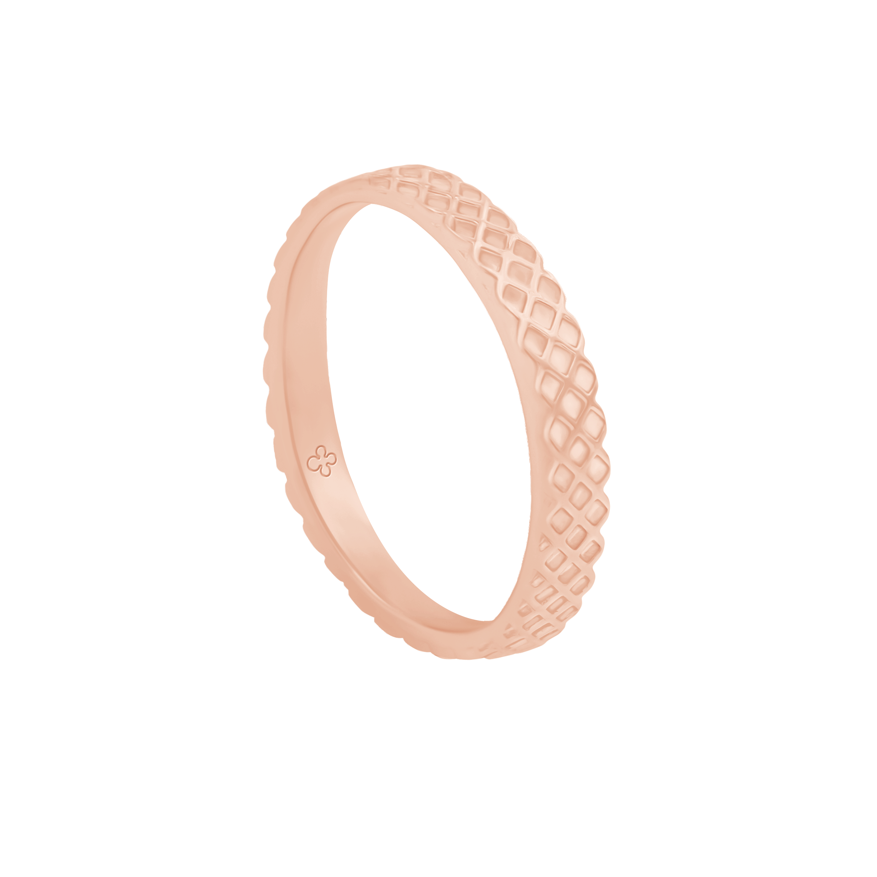 rosévergoldeter Ring Ethno No. 4