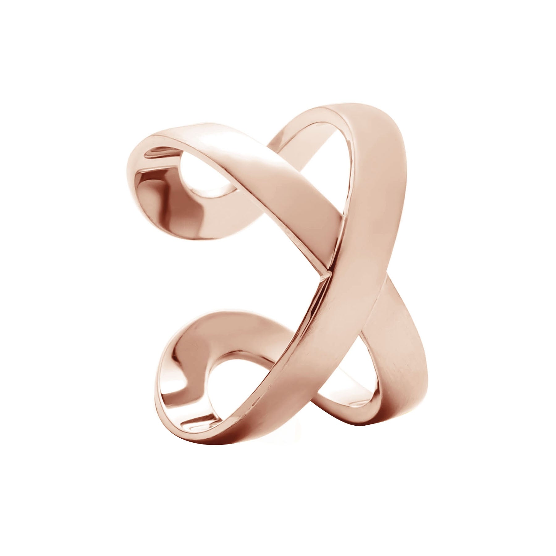 Ring rosévergoldet mit Unendlichkeitssymbol