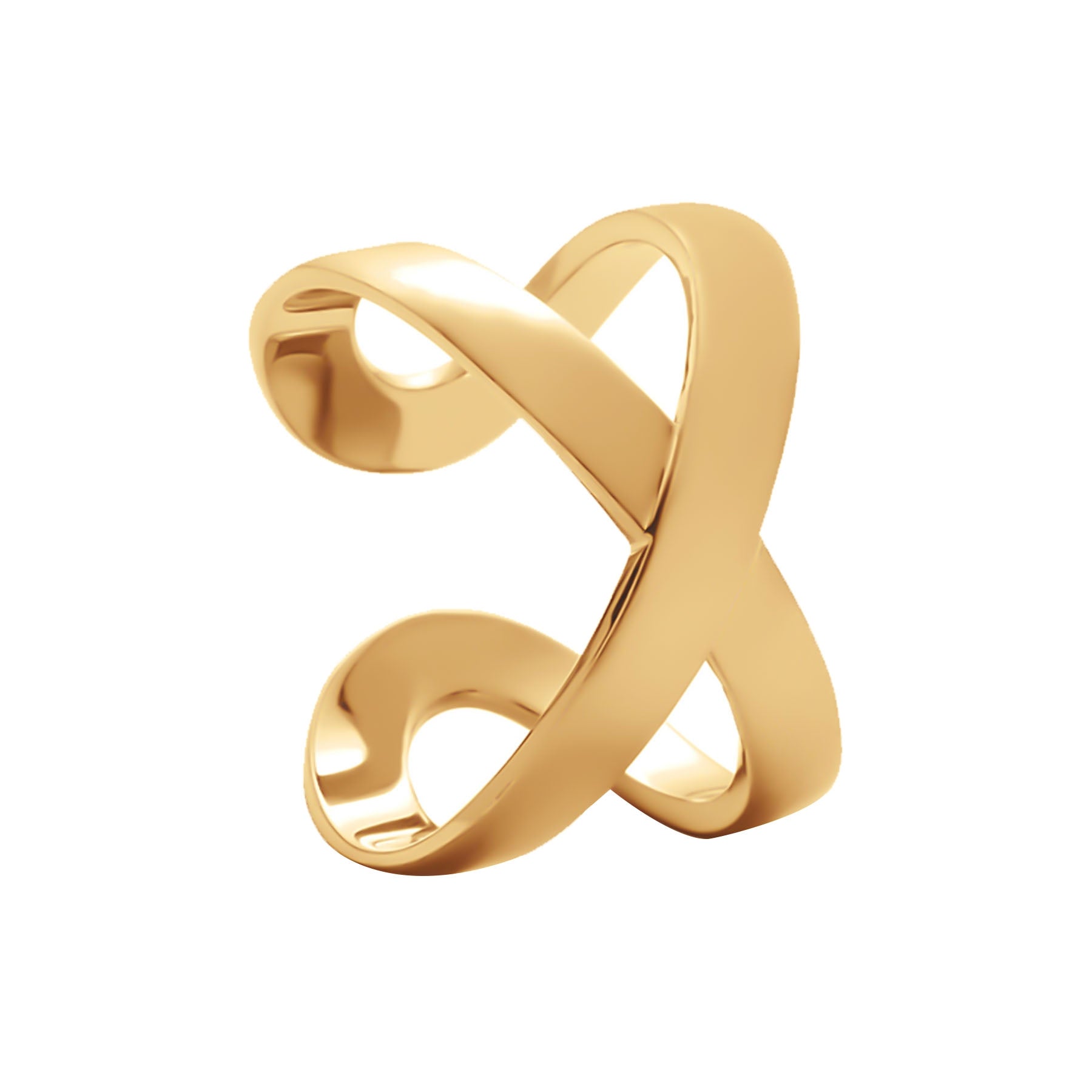Ring vergoldet mit Unendlichkeitssymbol