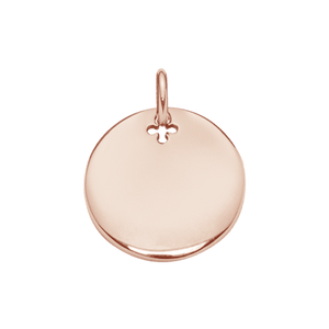 Medaille, 2 cm, rosévergoldet, Vorderseite