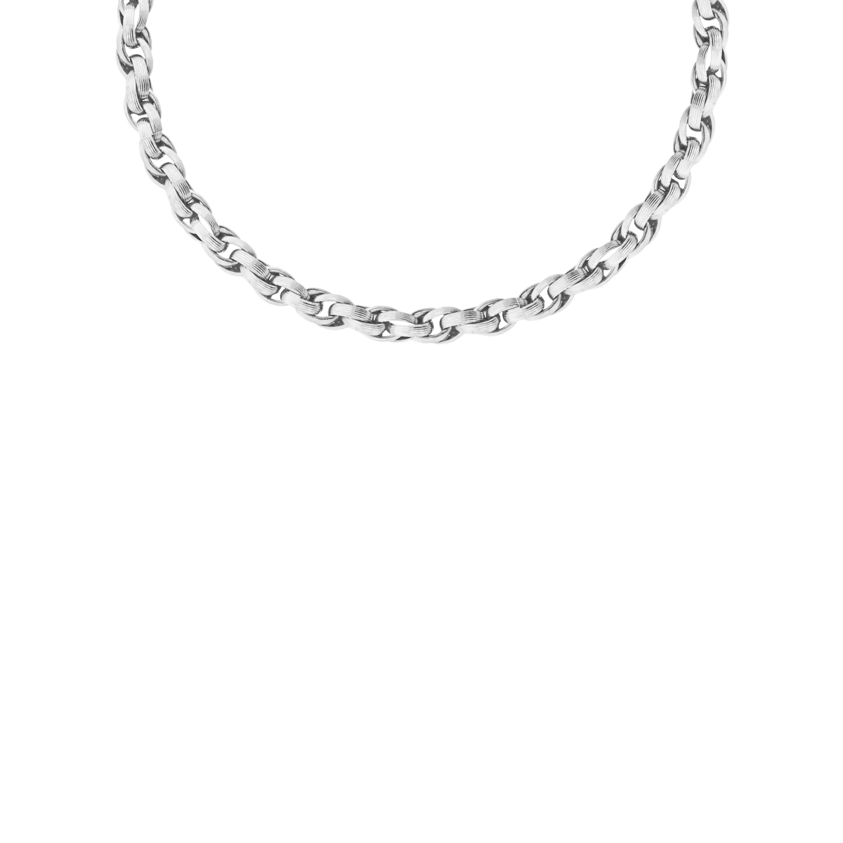 Halskette „A Cuch No. 2“, versilbert, 40 cm, Variante 2