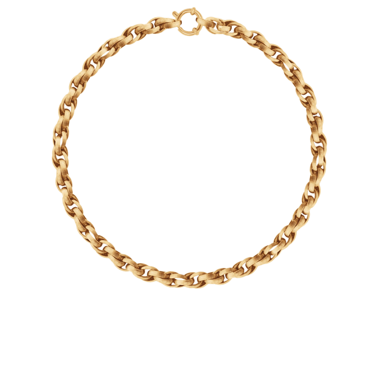 Halskette „A Cuch No. 2“, vergoldet, 40 cm, Variante 1
