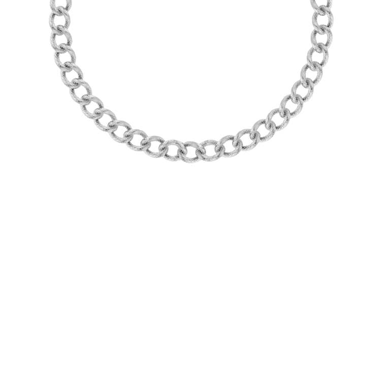 Halskette „A Cuch No. 4“, versilbert, Variante 2