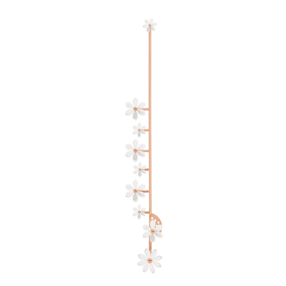 Ear Cuff Flowers mit Perlmutt