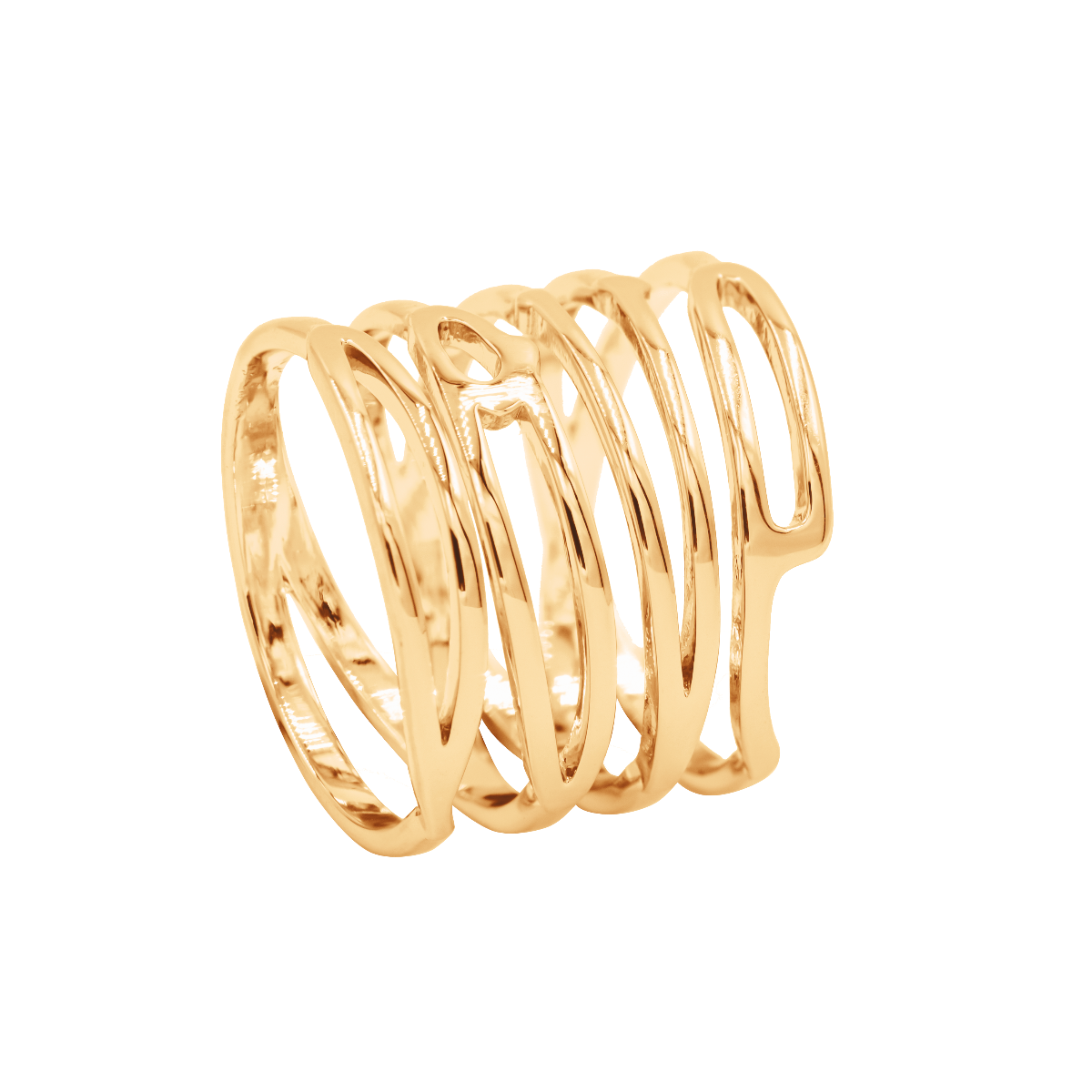 Ring Love vergoldet