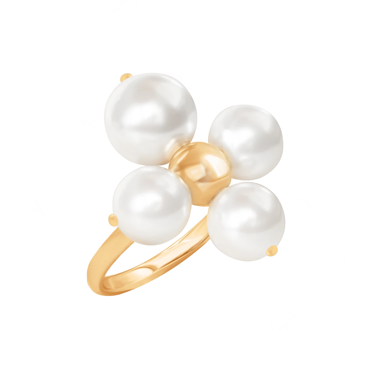 Ring Luck mit Perlen