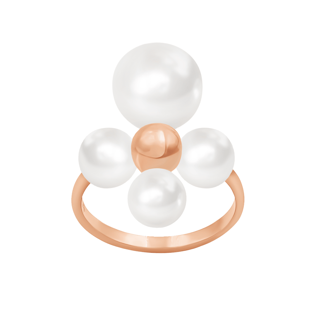 Ring Luck mit Perlen