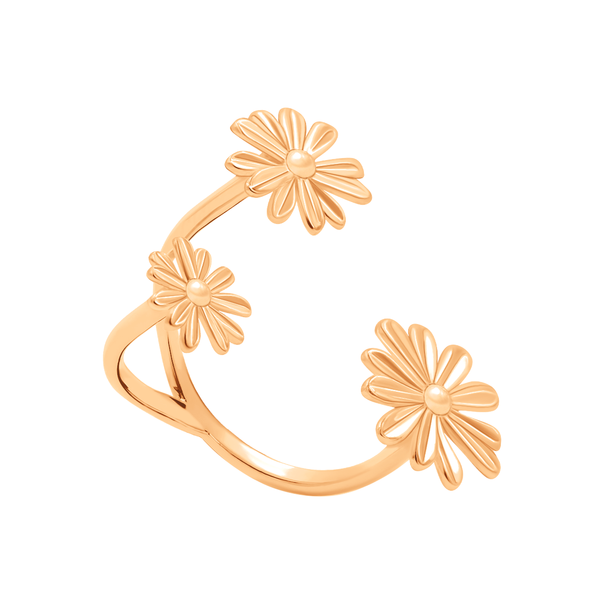 Ring Margaret No. 3 vergoldet - Vorderansicht