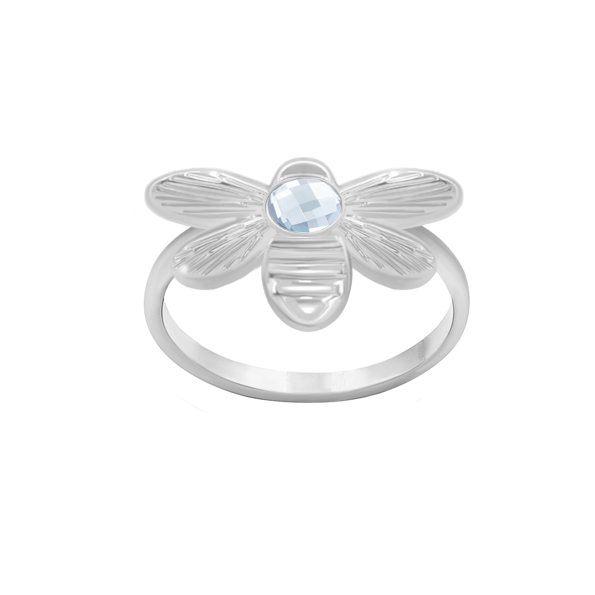 Ring Honey versilbert
